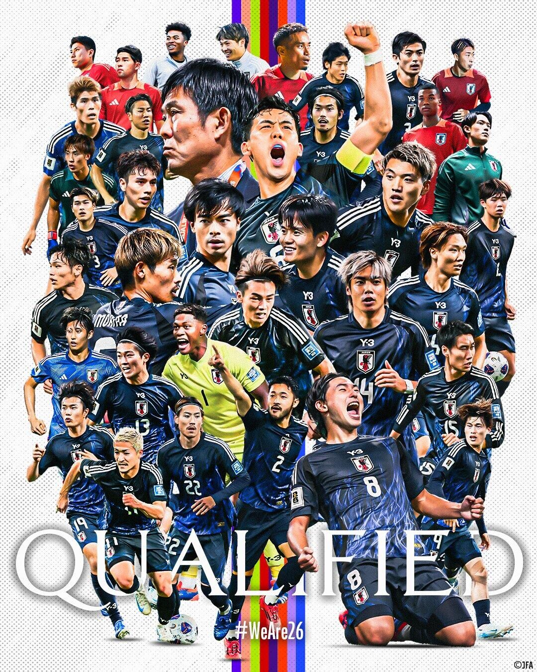  斷層領(lǐng)先！日本7輪6勝1平提前晉級世界杯，全球除東道主外首隊(duì)！