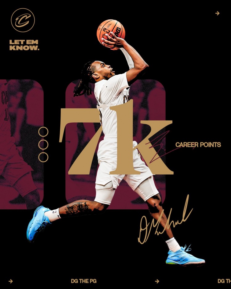  未來可期！加蘭騎士生涯得分達到7000分 隊史第11位！