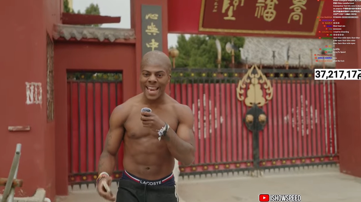  光頭造型！Speed中國行來到鄭州少林寺，上香拜佛學(xué)功夫